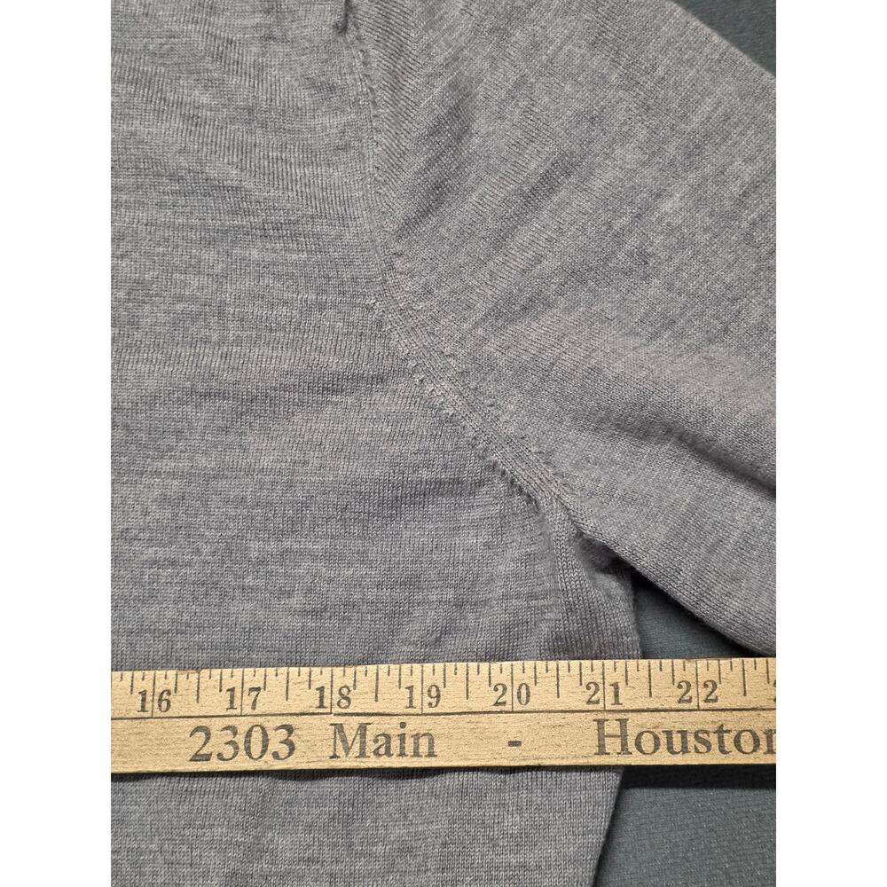 Brooks Brothers Mens XL Crewneck Wool Sweater  Pullover Light Gray - Picture 6 of 7